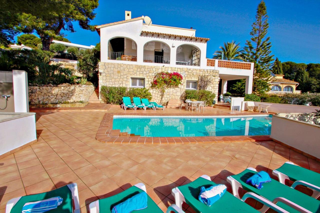 Dos Chicas - Sea View Villa With Private Pool In Moraira Teulada Exterior foto
