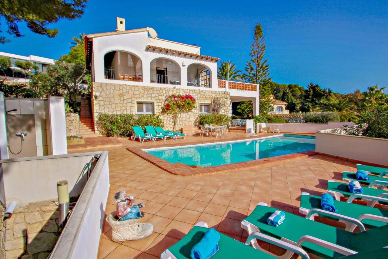 Dos Chicas - Sea View Villa With Private Pool In Moraira Teulada Exterior foto